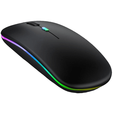Aptech Wireless Rechargeable Silent and Bluetooth RGB Mouse