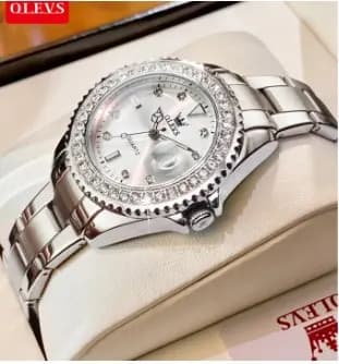 OLEVS watch for women original waterproof fashion diamond