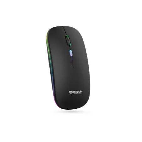 Aptech W61 Wireless Rechargeable Silent RGB Mouse