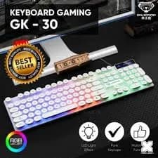 Divipard Keyboard Gaming GK-30 USB Plus LED Plus Numeric