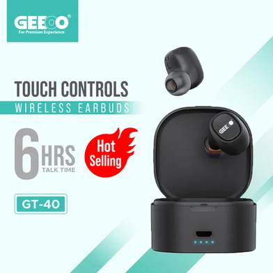GEEOO GT40 TWS Earbud-Black