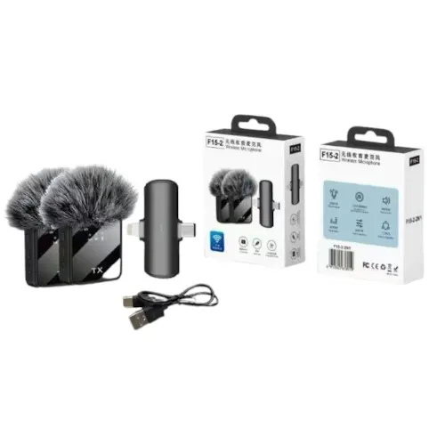 F15-2-2N1 Wireless Collar Microphone IPhone & Android